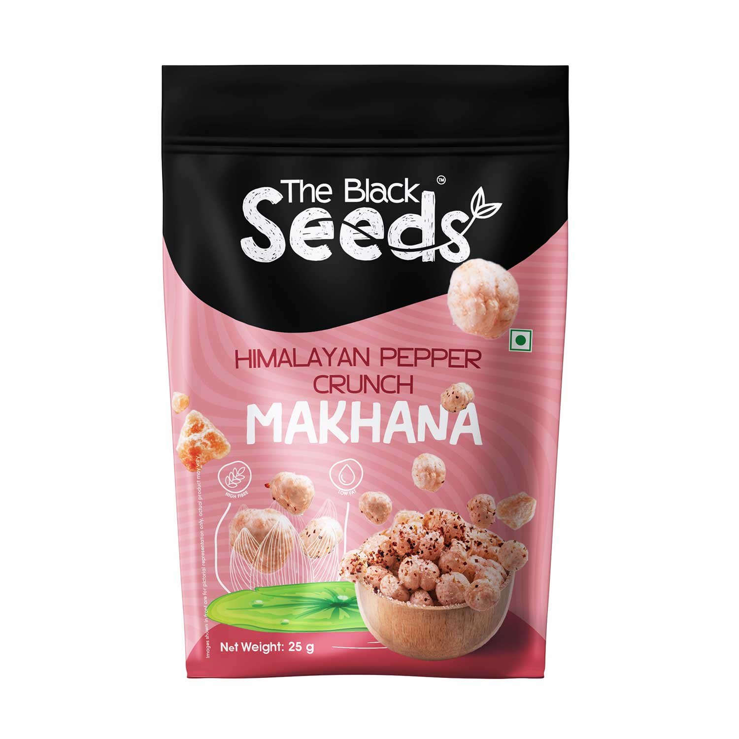 The Black Seeds Himalayan Pepper Crunch Makhana