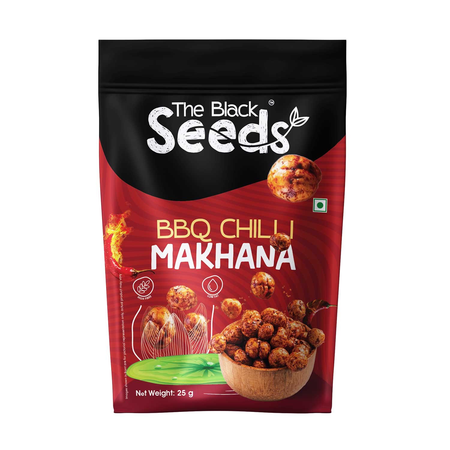 The Black Seeds BBQ Chilli Makhana