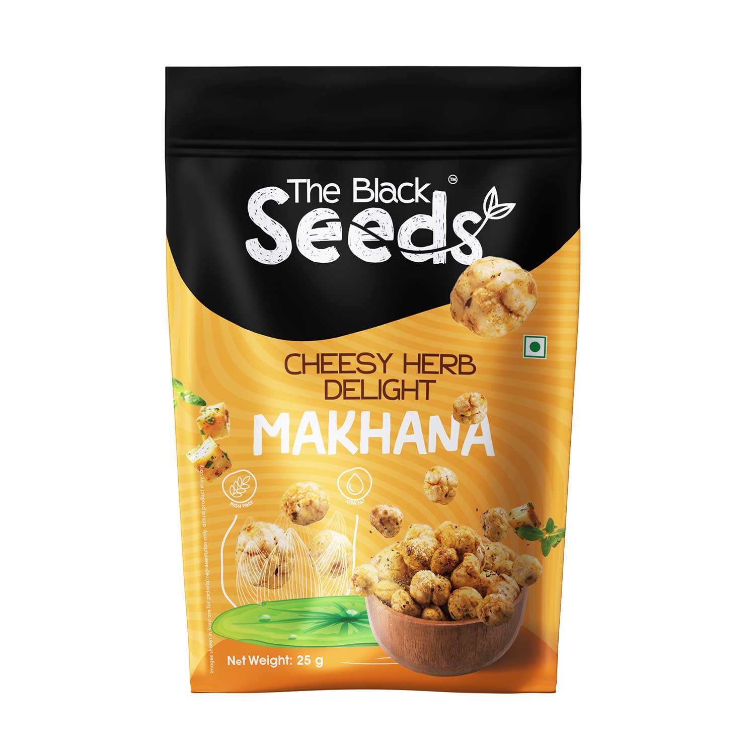 The Black Seeds Cheesy Herbs Delight Makhana
